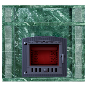 На фото изображено: Портал из камня - Змеевик PREMIUM