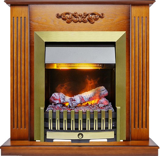 Каминокомплект Lumsden - Дуб антик с очагом Danville Antique Brass FB2 Каминокомплект Lumsden - Дуб антик с очагом Danville Antique Brass FB2