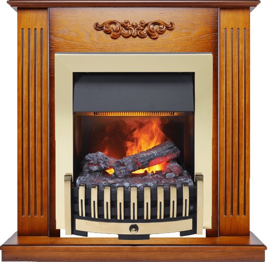 Каминокомплект Lumsden - Дуб антик с очагом Danville Brass FB2 Каминокомплект Lumsden - Дуб антик с очагом Danville Brass FB2