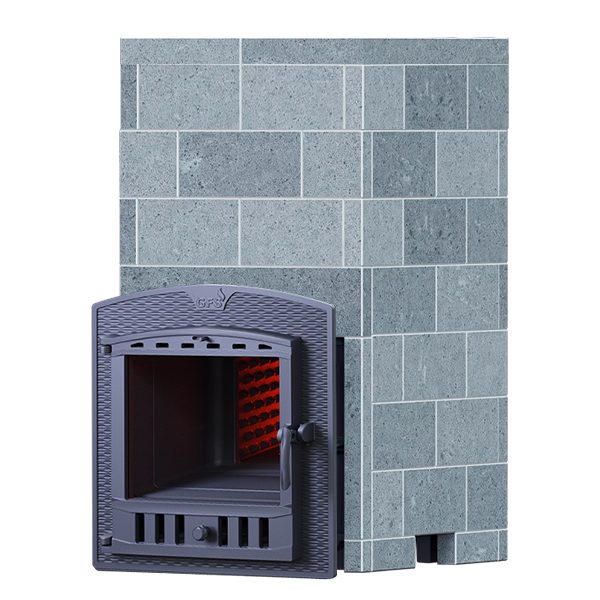 На фото изображено: Облицовка для печей Классика Гром 30 Талькомагнезит (1000/45)