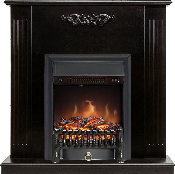 Каминокомплект Lumsden - Венге с очагом Fobos FX Black Каминокомплект Lumsden - Венге с очагом Fobos FX Black