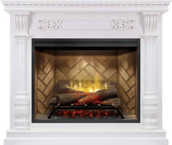 Каминокомплект Nation - Белый дуб с очагом Revillusion RBF30