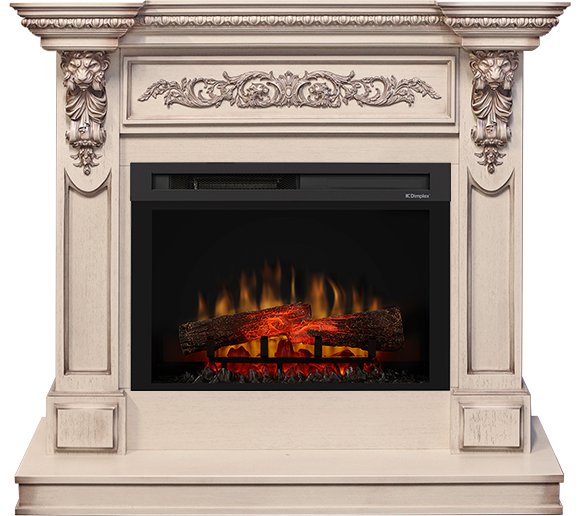 Каминокомплект Lancaster - Слоновая кость с очагом XHD26L-INT