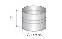 Адаптер внешний-внешний д. 230 P+