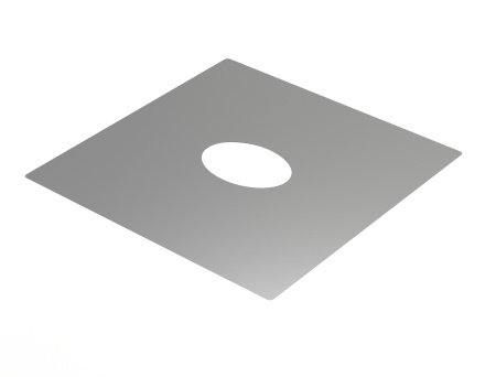 Лист проходки 45 TMF 680х680 ф150, нерж
