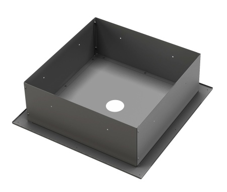 Проходка потолочная TMF 680х680 ф80, антрацит
