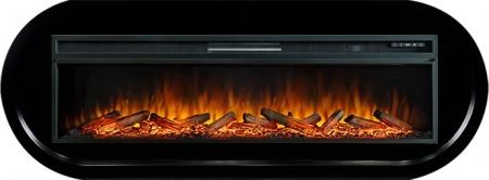 Каминокомплект Ellipse - Черный с очагом Vision 60 LOG LED